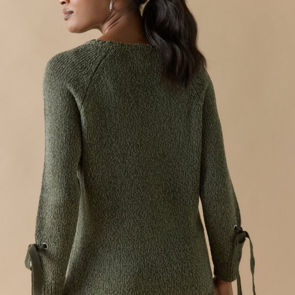 Chic lace-up ribbon sweater (brand new!) - Picture 15 of 16